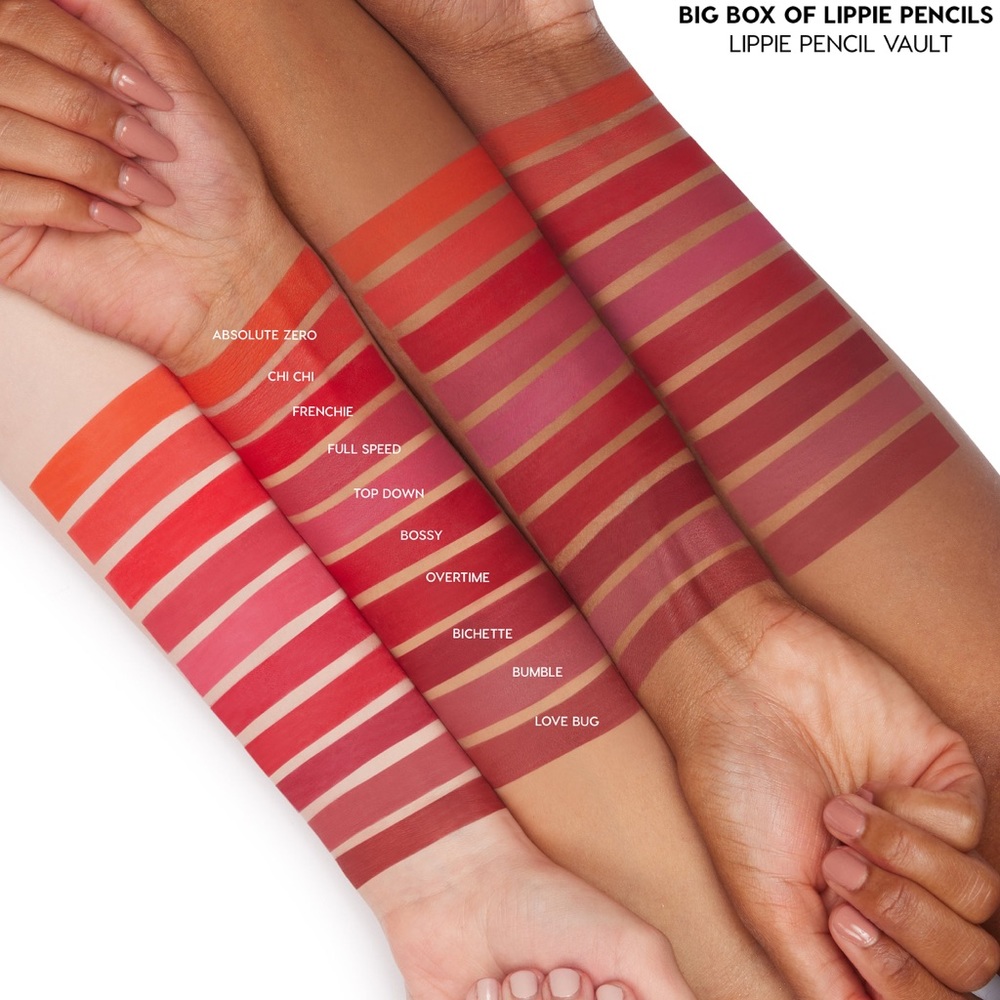 Two ColourPop Lippie Liners, “Top Down” and “Full Speed.”